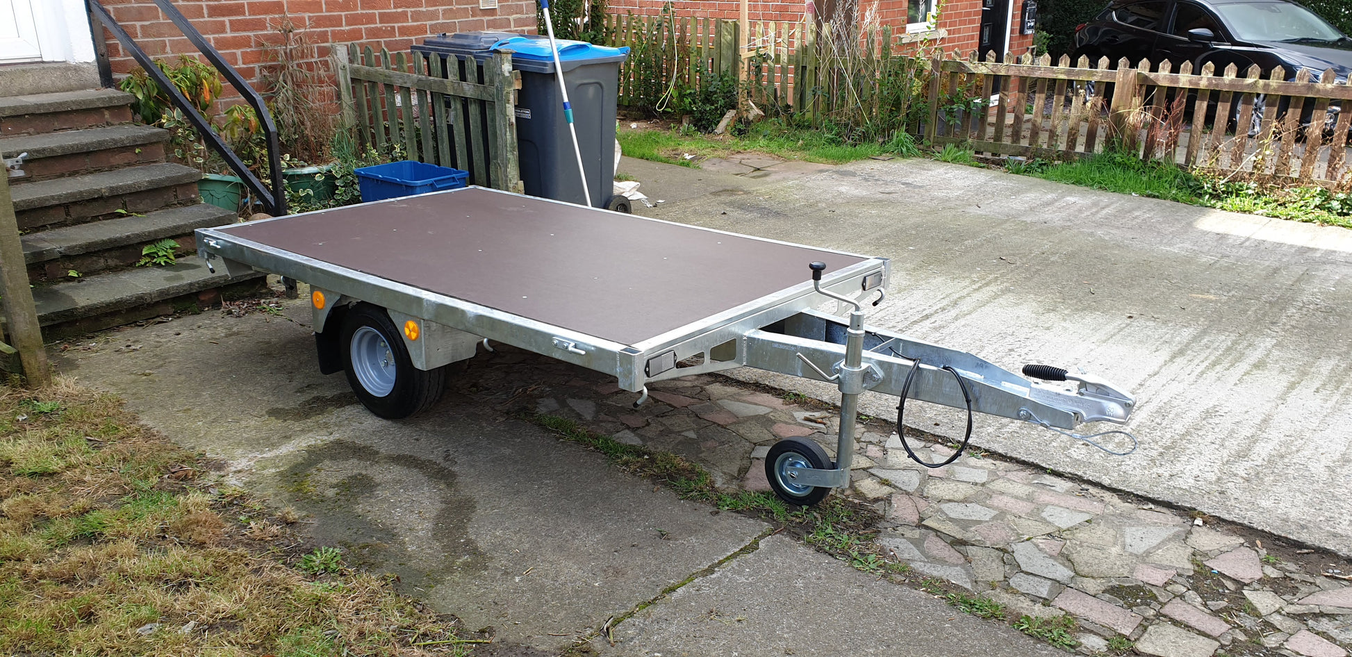 Trailer stripped ready for Standard pod build