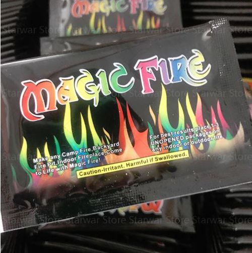 Mystical Fire Magic Tricks Coloured Flames Bonfire 10g Sachets - UK SELLER