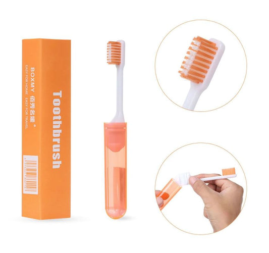 Soft Plastic Folding Toothbrush Outdoor Portable Travel Camping