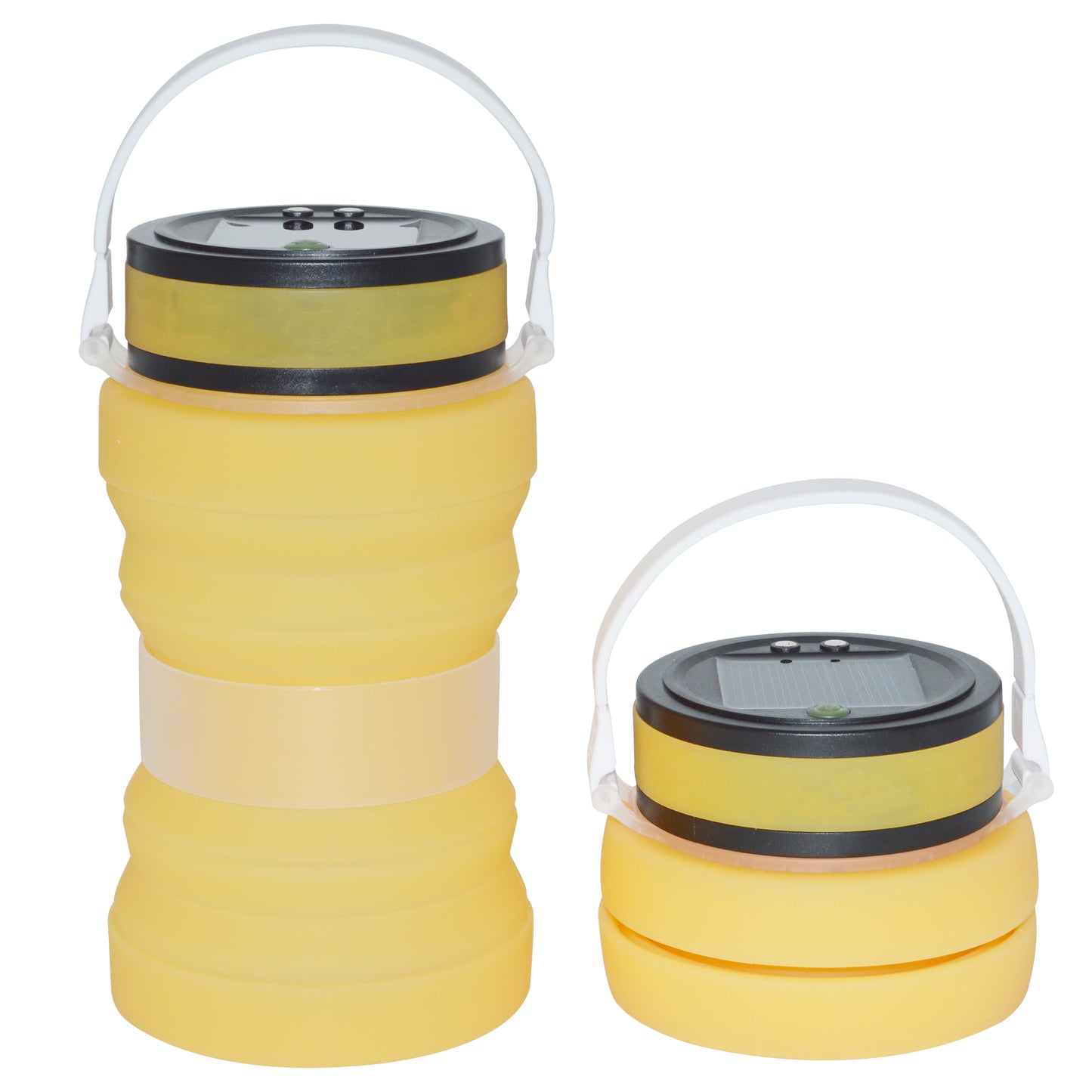 Camping light lantern torch compact silicone solar & USB charging