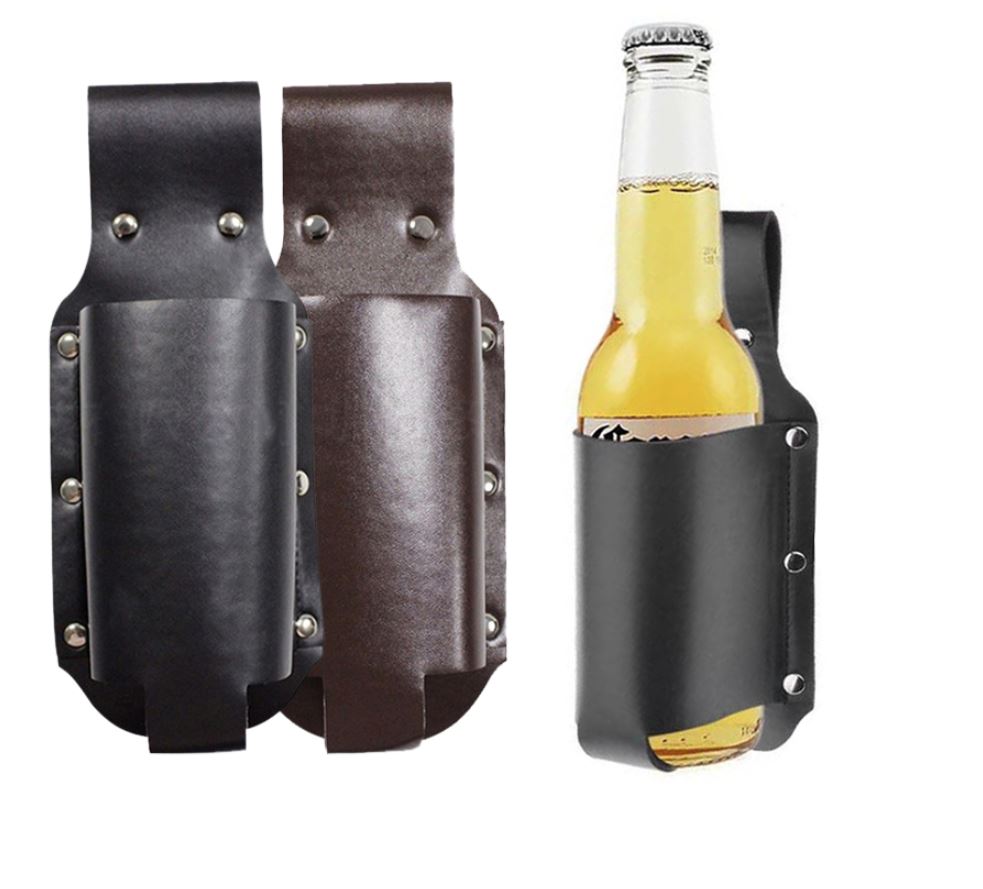 Beer Waist Pack Pocket Belt Beer Bottle Cover Bag Pouch Hanging Bags