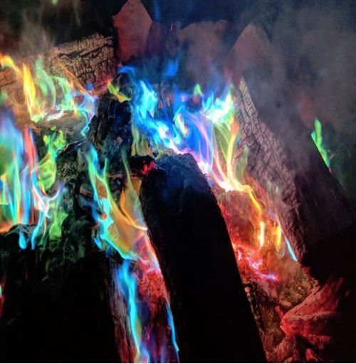 Mystical Fire Magic Tricks Coloured Flames Bonfire Assorted sizes