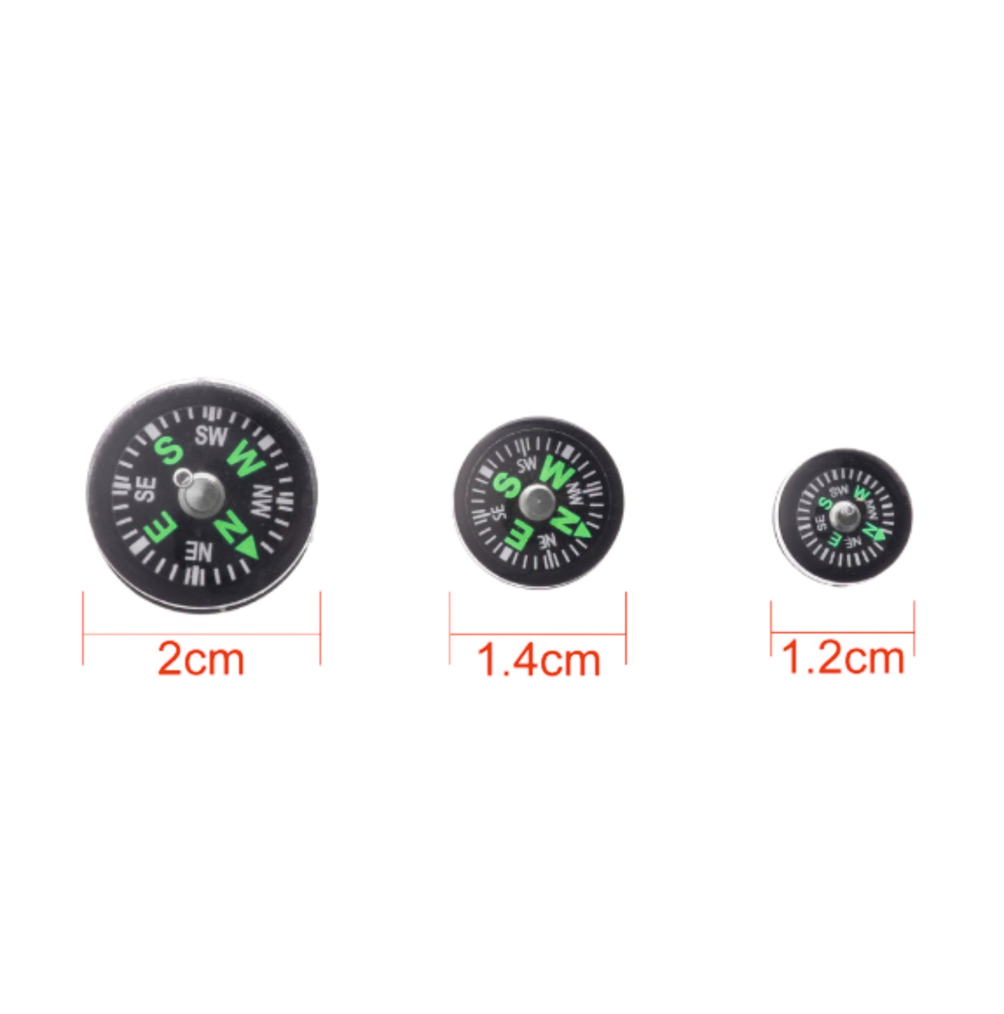 EDC Small Compasses assorted sizes