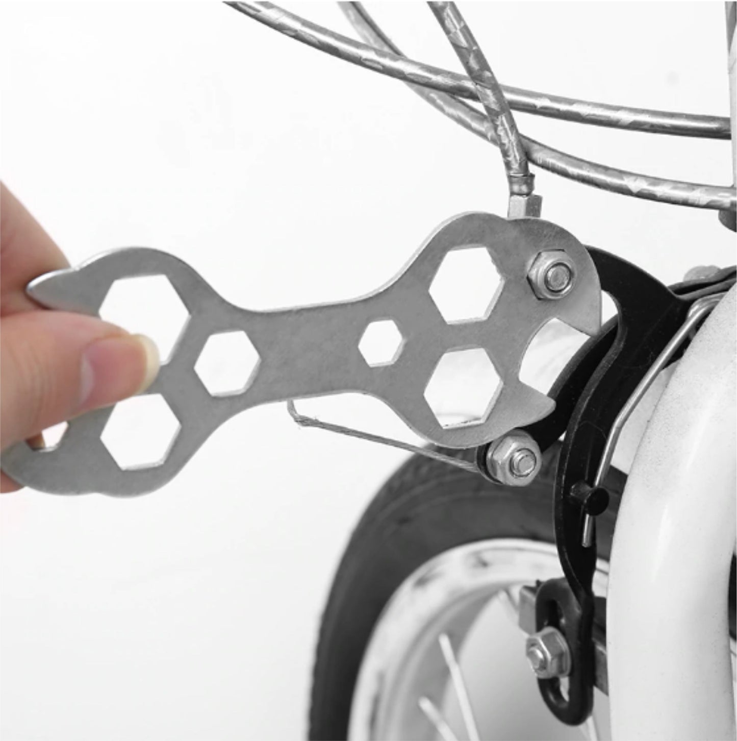 EDC Portable Multi-functional Spanner Wrench Bicycle Repair Tools