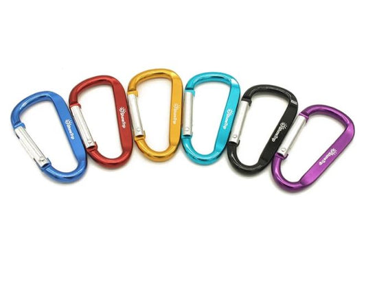 EDC Aluminium Alloy D shape Buckle Carabiner Camping Travel Hiking Tools