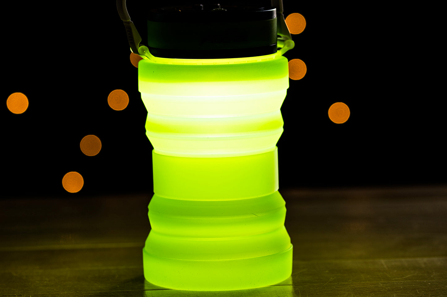 Camping light lantern torch compact silicone solar & USB charging