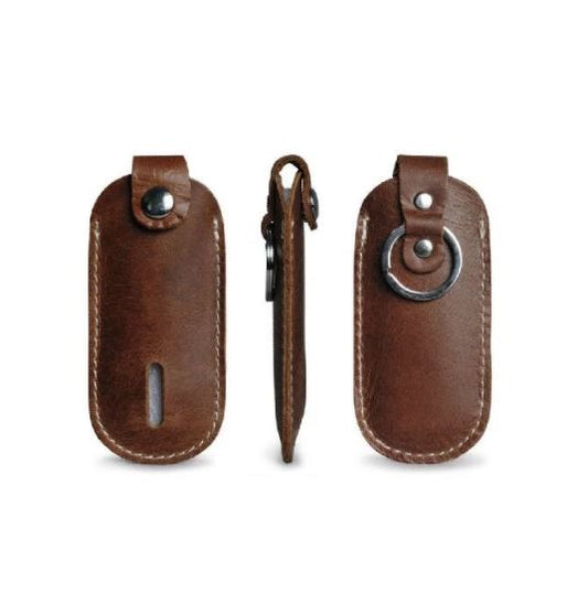 Multifunction Leather Tool Case with Key Ring Buckle Small Sheath for Lighter USB