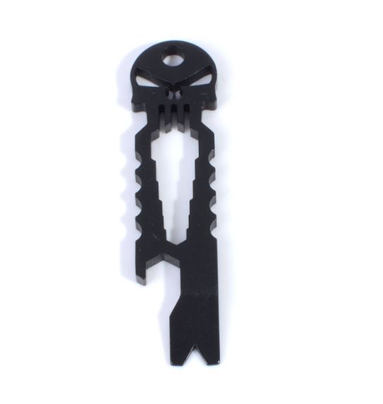 EDC Skull shaped Bottle Opener Prybar Wrench Pocket Multitool