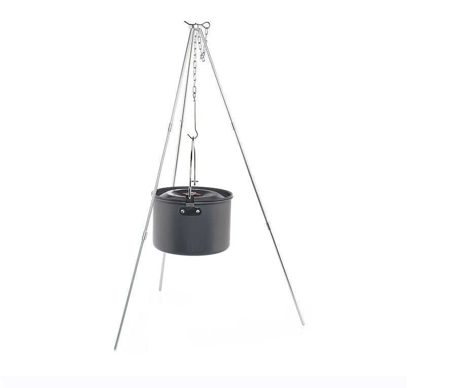 Campfire Cooking Tripod Portable Alluminium Dutch Oven Hanging Pot Grill Tools