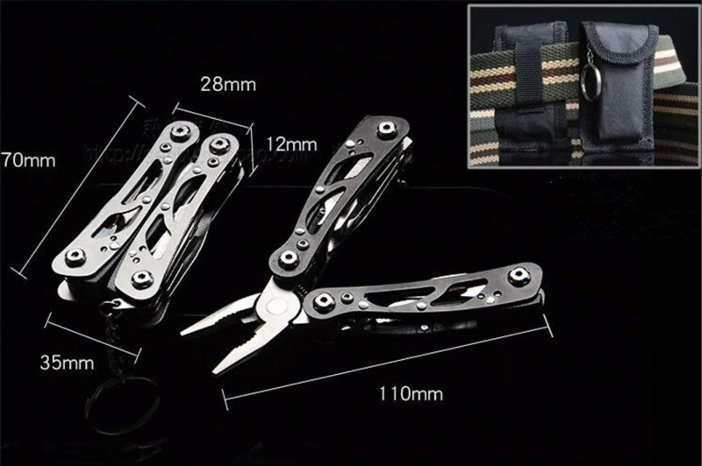 EDC Multitool Pliers Stainless Outdoor Camping Survival Tools Tactical