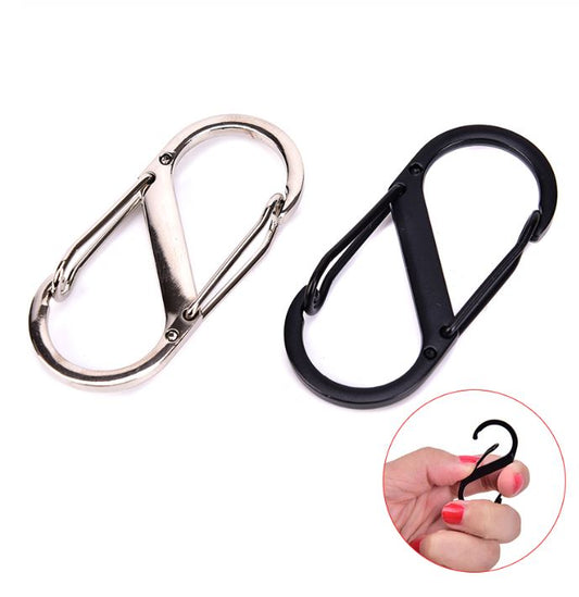 EDC S Shape Carabiner Stainless Steel Key Ring