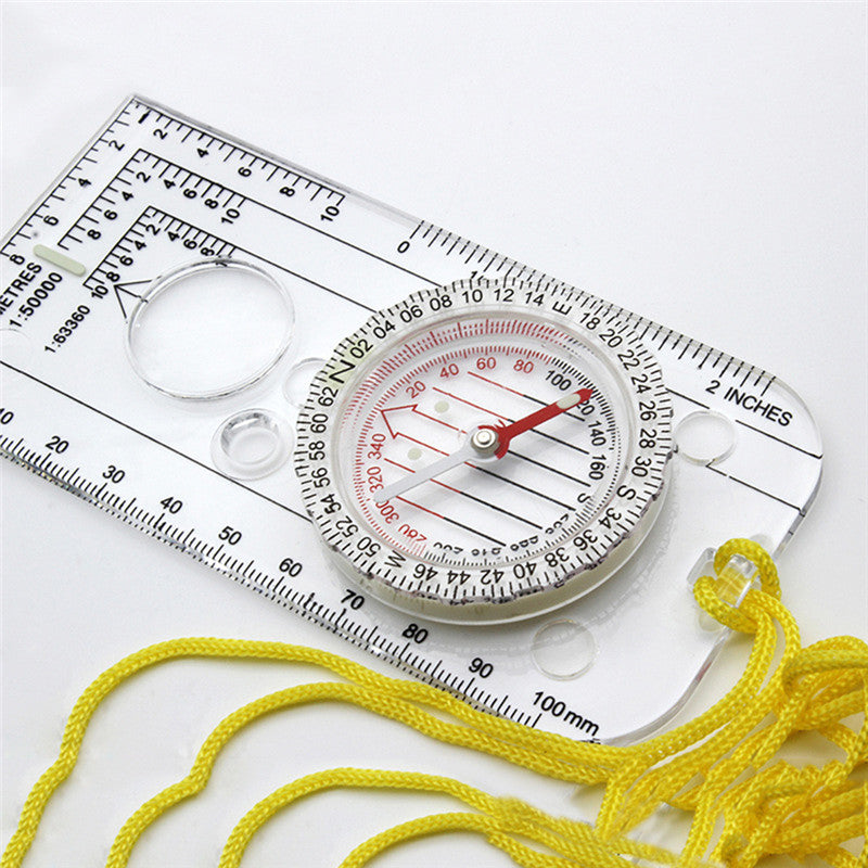 Map Orienteering Compass Survival Emergency Camping Hiking Travel Tools