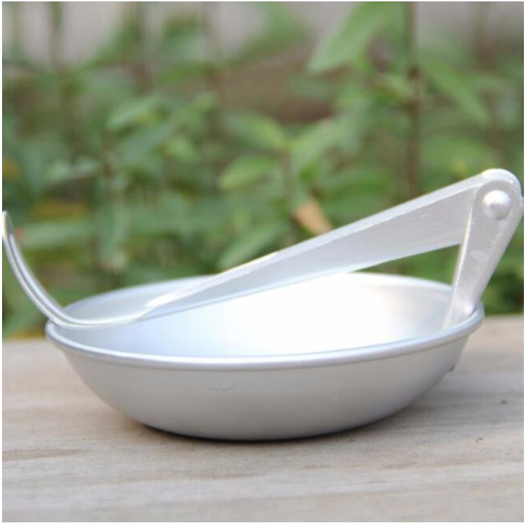 Folding Soup Spoon ladel Outdoor Cookware Utensils Survival Emergency Camping Tools