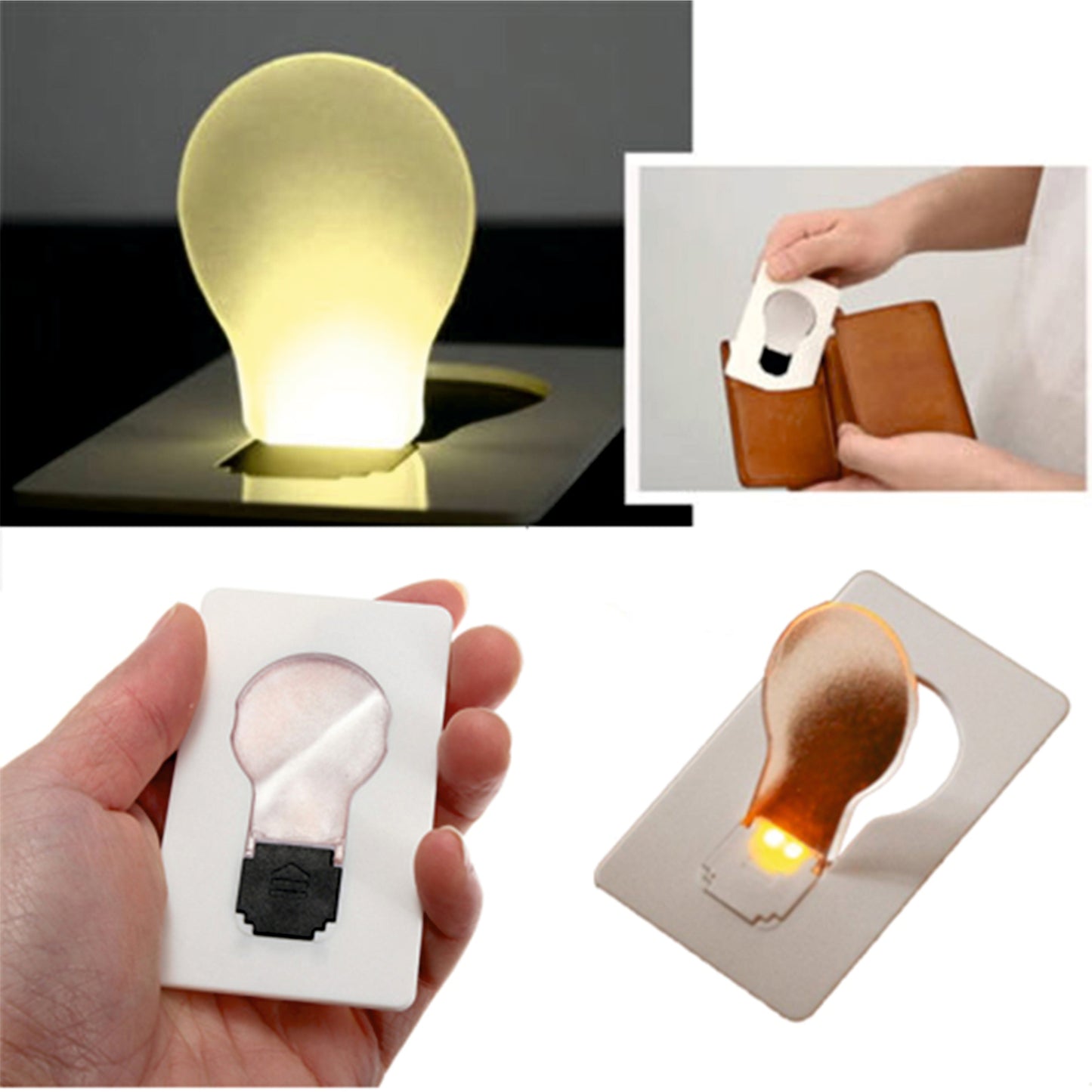 EDC LED Pocket Wallet Card Lamp