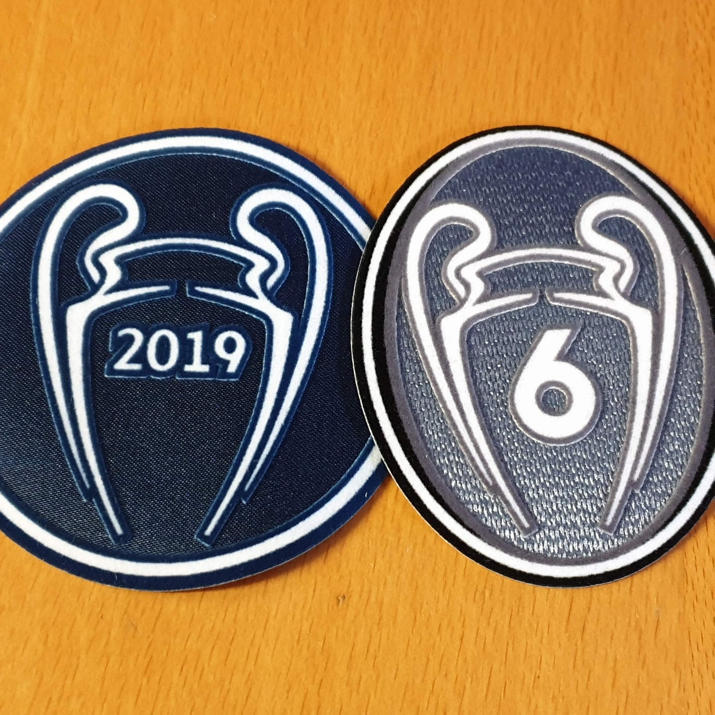 Liverpool FC UEFA Champions League Iron on Arm Patches 2019 - 2020