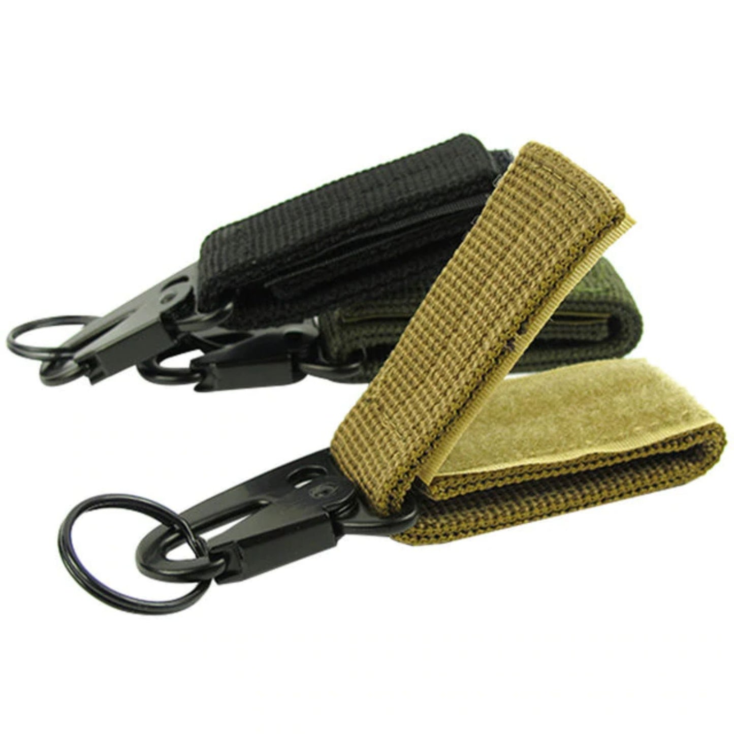 Tactical Carabiner Backpack Hook Nylon Molle Military Camping Hiking Survival