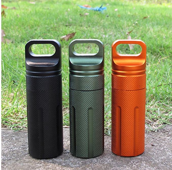 EDC Travel Camping Aluminium Waterproof container