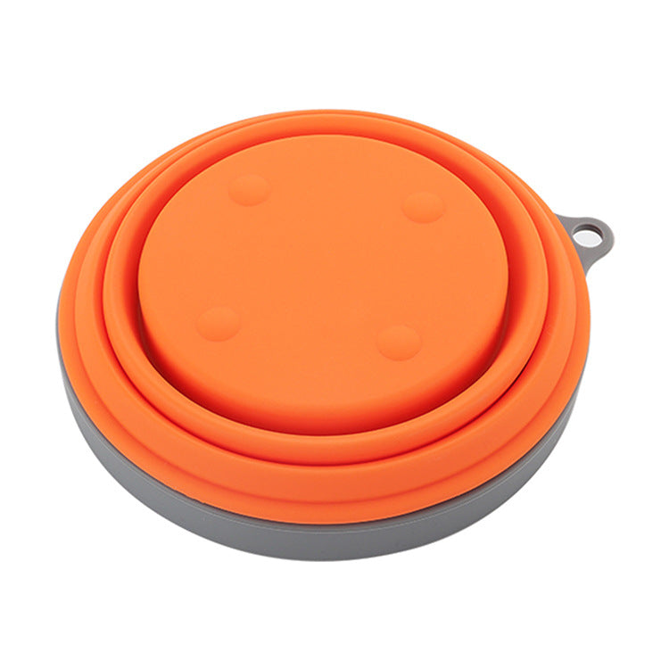 Orange Collapsible Expandable Bowl Assorted SIZES Camping Hiking Tools