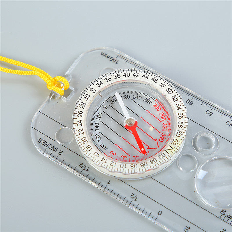 Map Orienteering Compass Survival Emergency Camping Hiking Travel Tools