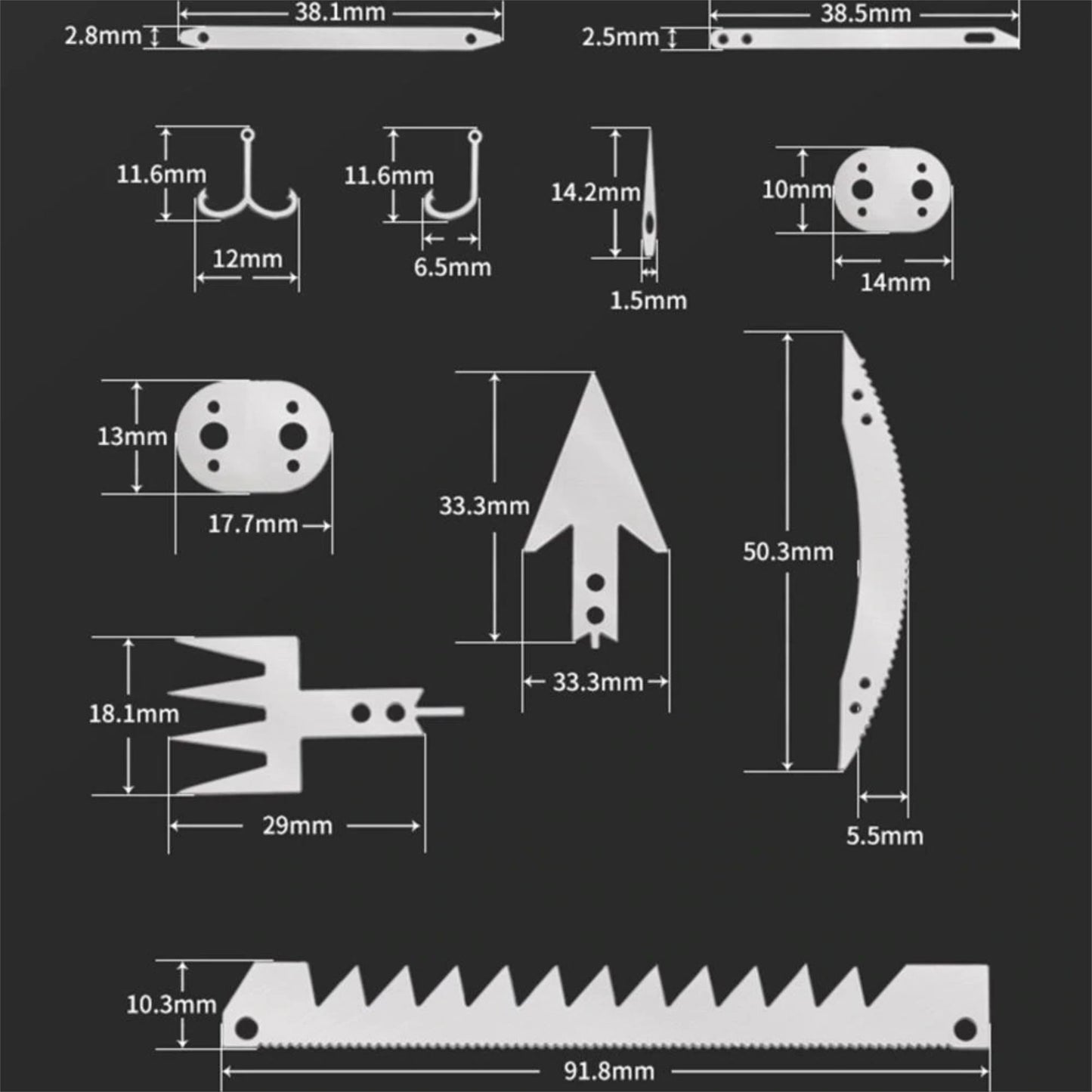 EDC 22 in 1 Survival Tactical Hunting Pocket Card