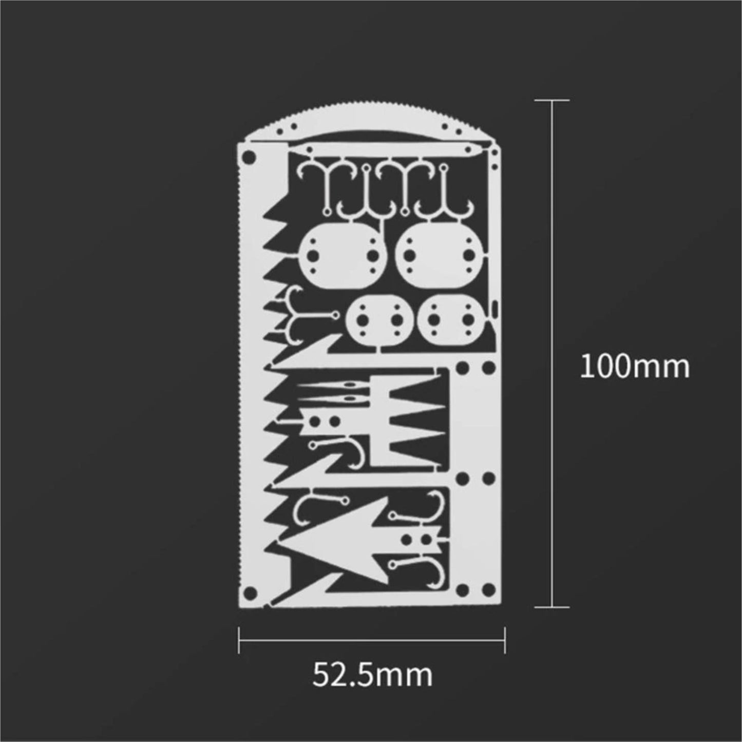 EDC 22 in 1 Survival Tactical Hunting Pocket Card