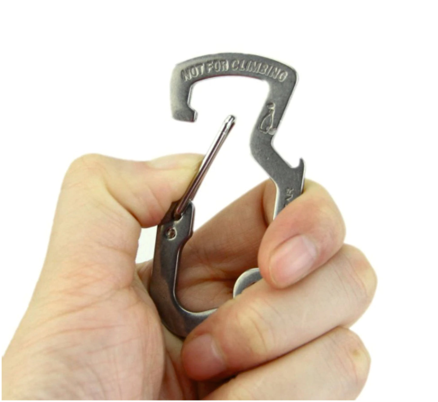 EDC Carabiner Bottle Opener Hex driver Survival Emergency Camping Hiking Tools